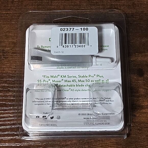 Wahl #10 Wide Clipper blade for horse and dog clippers, detachable blade styles - Picture 2 of 2